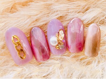 アミネイルズ(AmiNails)/タイダイミラー♪