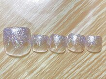 リラ(RIRA)/ラメグラデーションフット