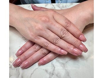 ネイルベース ネイル ケア サロン ミウラ(miura)/ホログラデ