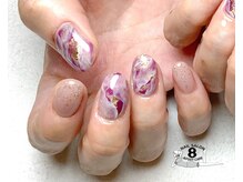ネイルエイト 新百合ヶ丘(nail8)/大理石/マーブルデザイン