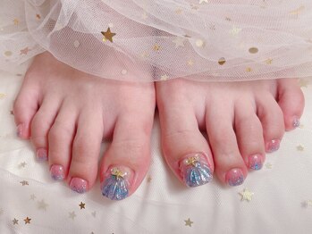 ミキネイルサロン(MiKi Nail Salon)/マーメイドネイル ¥7980