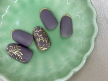 ウィステリア 蒲田店(Wisteria)/マットネイル/ミラーアート