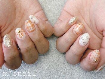 チェックネイル