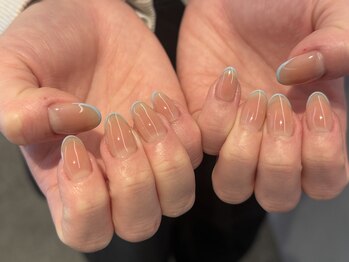 シーセブンビューティ(ccccccc b.)/チークネイル×スキニーフレンチ