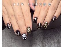 マーブルネイルフレンチネイル