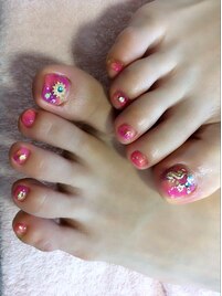 夏フットネイル