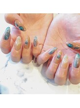 アリュール アンド エテルノ 小山店(Allure & ETERNO)/天然石風ネイル