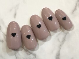 ハートホロネイル