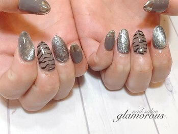 ネイルグラマラス 西新井店/《パラジェル》上品シンプル