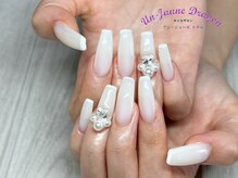 アン ジョーヌドラゴ/【ロングネイル】ホワイトネイル