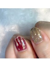リッシュ トロワ(RICHE trois)/とろっとバレンタインネイル