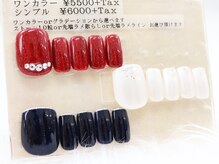 セラピッシュネイル (therapish nail)/フット　シンプル￥6000＋Tax