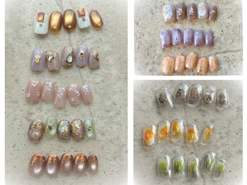 ネイルズ ビーモ 大宮(NAILS bmo)の写真/毎月のデザインに悩む方へオススメ◎お気に入りの指先で毎日を特別な日常へ♪お得におしゃれを楽しんで☆