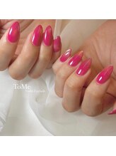 トゥーミー(To Me)/美爪 艶感 ビビットピンク×マグ