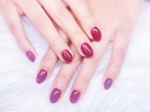 ビルドアップビューティー(Build Up Beauty)/レッドミラーネイル