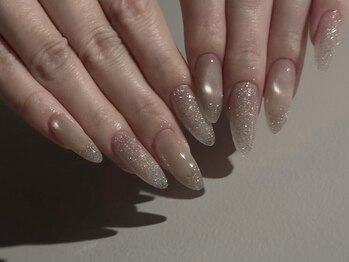 センスネイル 池袋店(Sense Nail)/バイカラー 水光マグネット