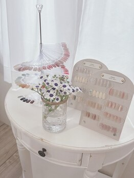 アイム(aime)の写真/《居心地の良い贅沢なプライベート空間》大人可愛いニュアンスネイルなどを多数ご用意しております♪