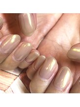 トータルサロン 白べぇーっ プラス/シンプルオーロラネイル