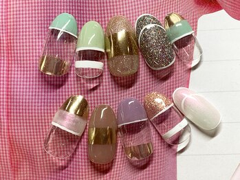 ネイルサロン キャンディネイル(Candy Nail)/ボーダーby増田