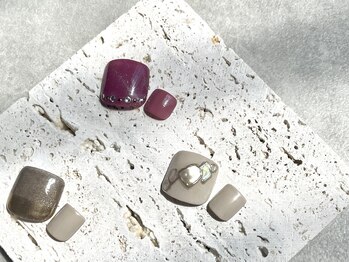 フット　親指ワンポイント