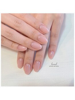 ナチュラルワンカラーネイル