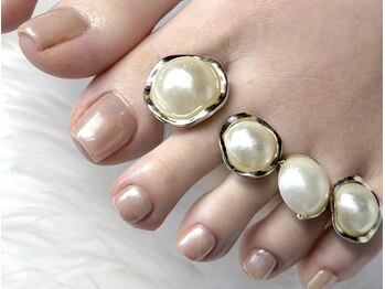 ユーネイル(U.nail)/フットネイル/ホワイトパール