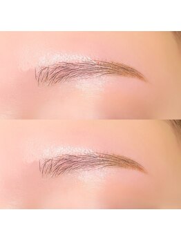 アイブロウメニューがあるサロン