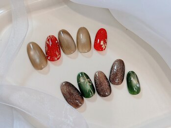 クリスマスネイル