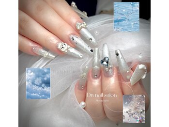 ディーエヌネイルサロン(d’n nailsalon)の写真/【人気NO.1☆スカルプ持ち込み10本やり放題¥9800】指先をすらっと見せるロングネイルが大人気♪