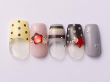 ジェミーネイル エビス(Jemiy nail ebisu)/個性派ドットボーダー10480yen