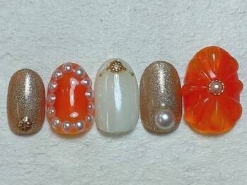 ネイルビート(NAIL BEAT)/ぷっくりフラワーネイル ミラー