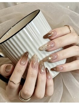 リラネイルサロンの写真/韓国ワンホンデザインが人気★爪の形/ちび爪がコンプレックスの方も、スカルプでスラっと美しい指先に♪