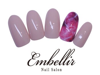 アンベリール 横浜店(Embellir)/(295)クリアマーブルネイル