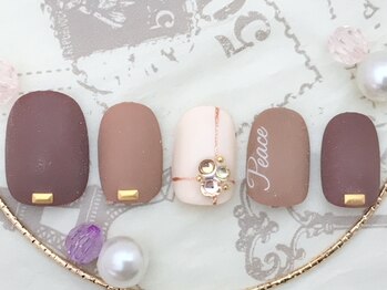 シェリー(Cherie)/バレンタインネイル