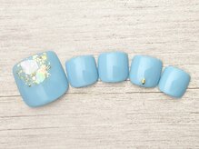 ネイルサロン アミュゼ/定額デザインフットジェル 