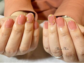 メールメール 和光市本店(MereMer)/押し花囲みネイル