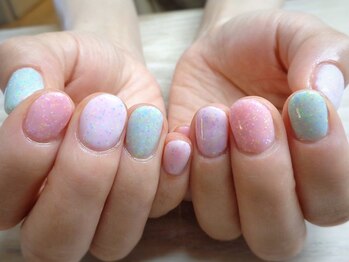 アミュリー ネイル アトリエ(Amury nail atelier)/パステル ビタミン ネオン 大人