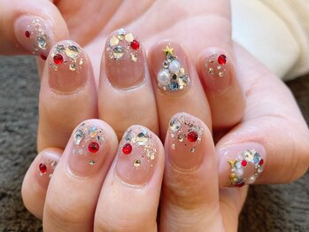 エスネイル(Snail)/ストーンたっぷりクリスマス