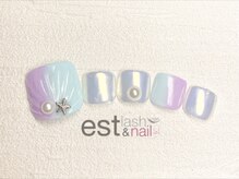 エストラッシュアンドネイル 銀座店(est lash&nail)/フットマーメイドネイル