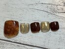 フットべっこうネイル