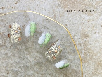 マリーネイルズ 青山店(MARIE NAILS)/☆6600円 ホイルアート 0619d