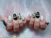 ディアネイルサロン 池袋(Di’a)/持ち込み/豹柄/フィルイン