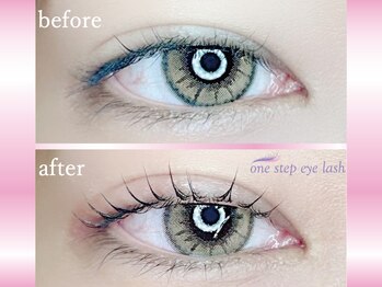 ワンステップ アイラッシュ(one step eyelash)/まつ毛パーマ　Uカール