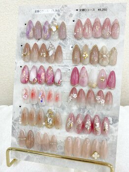 プレシャス ネイル(Precious nail)/定額Cコース☆Dコース　サンプル