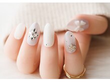 ヴァンネイル(VINGT NAIL nail&eye beauty)/冬にぴったり結晶ネイル