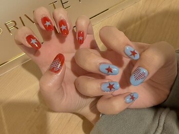 Lily nails 【パラジェル/フィルイン/ワンカラー/マグネット/長さだし】/持ち込みデザイン