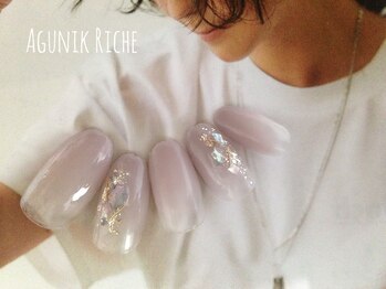アグニークリッシェ(Agunik Riche)/【グレージュネイル】