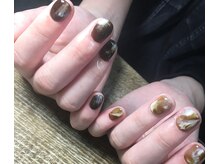 爪屋べっぴん堂/カフェラテネイル