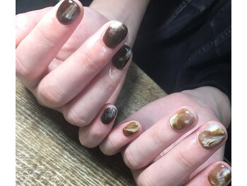 爪屋べっぴん堂/カフェラテネイル