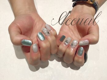アクイユ 銀座店(ACCUEIL)/ビジューネイル